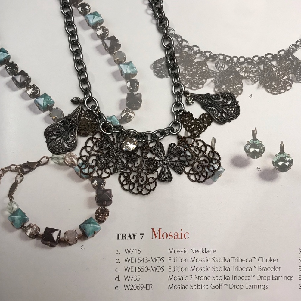 Sabika Mosaic Necklace (Fall & Winter Collection 2013)